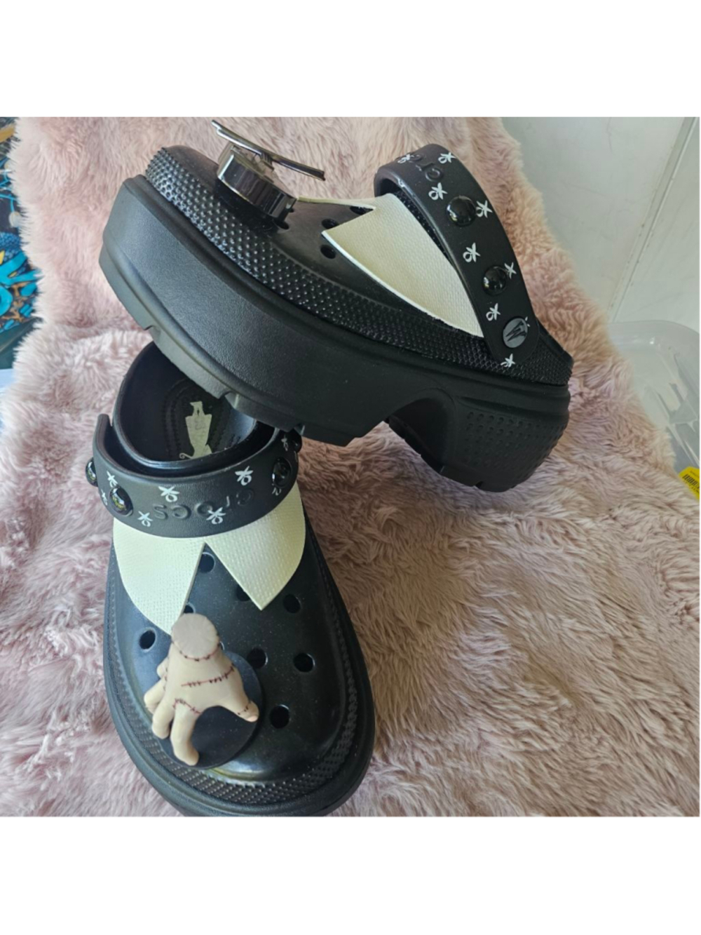 Wednesday Addams x Crocs Stomp Clogs - Limited Edition